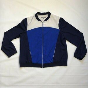 NY Collection Women's Multi-Color Jacket Size Large Pre-owned